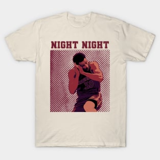 Steph curry | Nightnight | Vintage poster T-Shirt